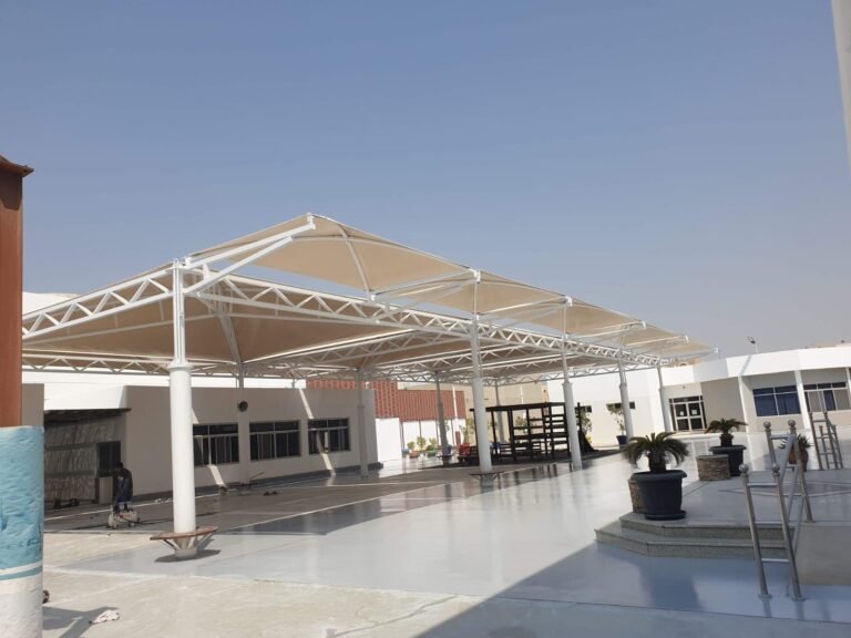 مظلات سيارات متحركة بجدة عالية الجودة